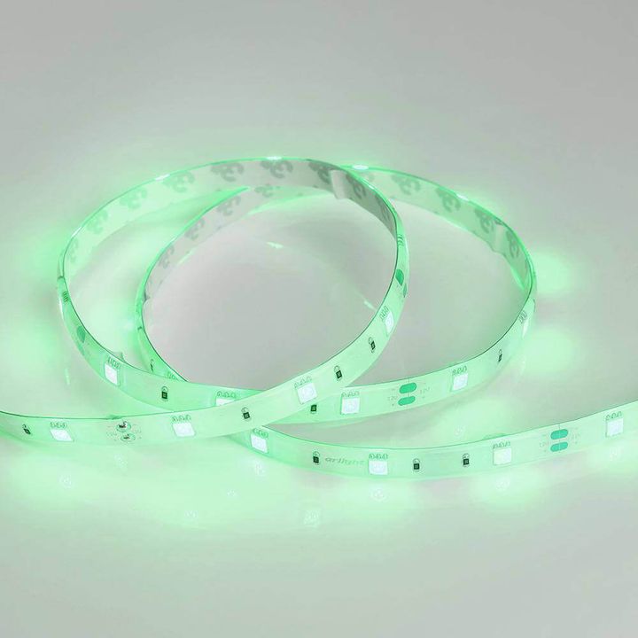 Светодиодная лента Arlight 7,2W/m 30LED/m 5060SMD зеленый 5M 016508