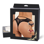 Трусики танга Ladies, синие, XS-S