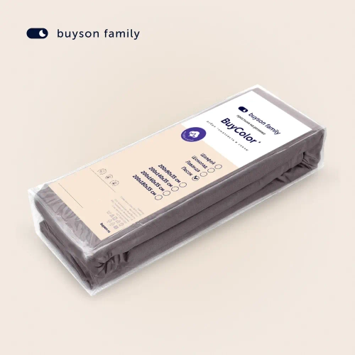 Простыня на резинке BuyColor (сатин) Песок