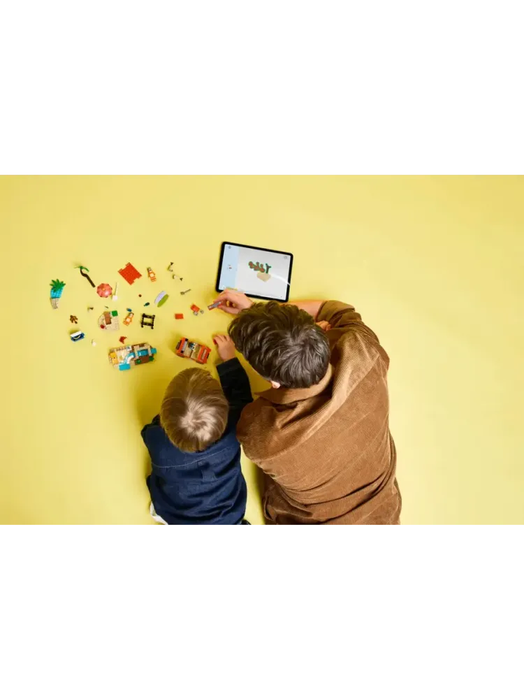 Конструктор Bluey 11202 Пляж Блуи и поездка на машине