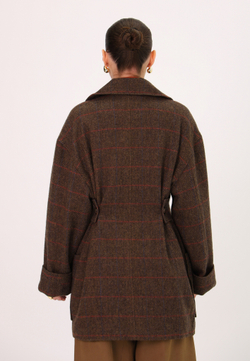 Пальто в клетку