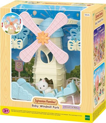 Игровой набор Sylvanian Families - Baby Windmill Park - Ветряная мельница для малышей с фигуркой - Сильвания Фэмили 5526
