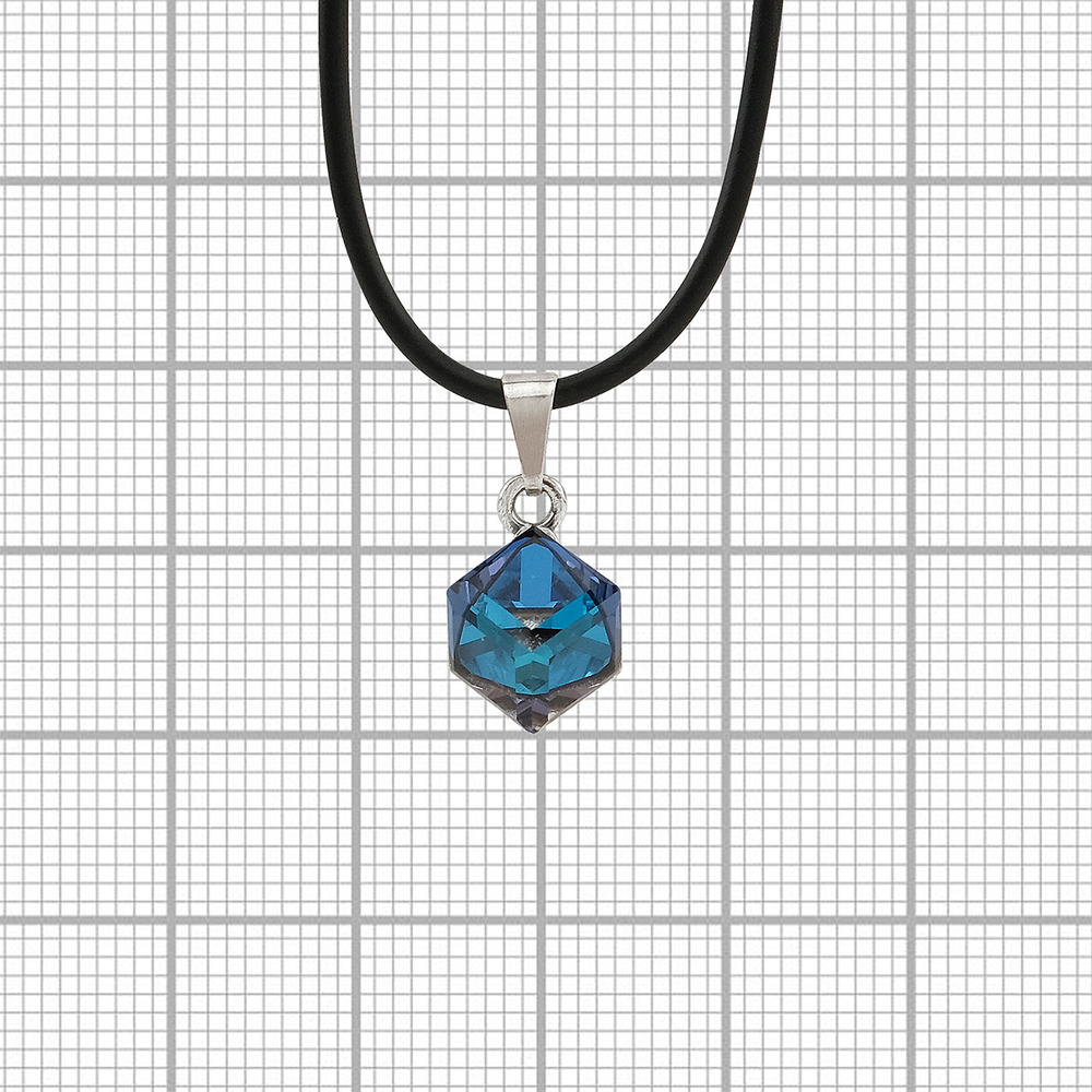 "Египет" подвеска в серебряном покрытии из коллекции "Леди" от Jenavi с замком карабин