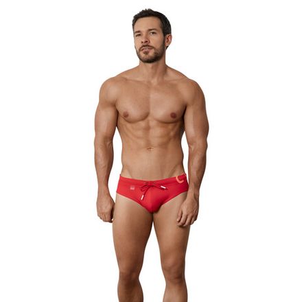 Мужские плавки красные Clever Moda MALIBU SWIMSUIT BRIEF 155605