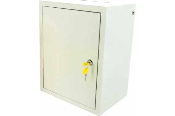 Щит учетно-распределительный KRZMI ЩРНМ 395*310*220 IP54 с замком металлический 04997