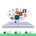 Графический планшет Parblo Intangbo M Purple