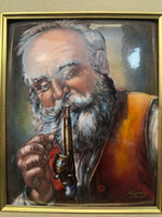 Портрет мужчины с трубкой