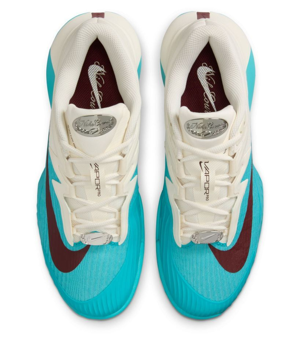 Женские Кроссовки теннисные Nike Zoom Vapor Pro 3 Clay Premium - пыльный кактус/темно-красный/бледная слоновая кость