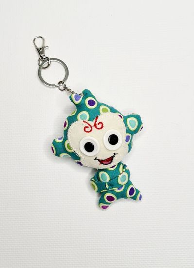 Мягкий брелок "Инопланетянин", цвет зеленый