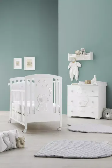 Пеленальный комод Erbesi Elly White