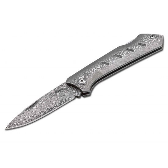 Складной нож Boker 01BO511dam Damascus Dominator c клинком из стали Damascus, рукоять Damascus