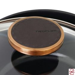 Кастрюля со стеклянной крышкой Neoflam Noblesse 2,2 л, 20 см (индукция)
