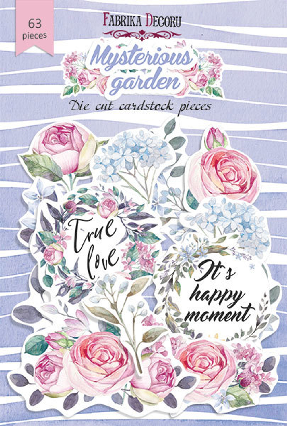 Набор высечек, коллекция "Mysterious garden",63 шт