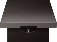 Donel R98 METAL никель накладка для розетки Schuko с с крышкой, 16A 250 В~, серия DA