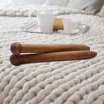 Деревянные спицы для вязания из древесины сосны 40мм/400мм. N18