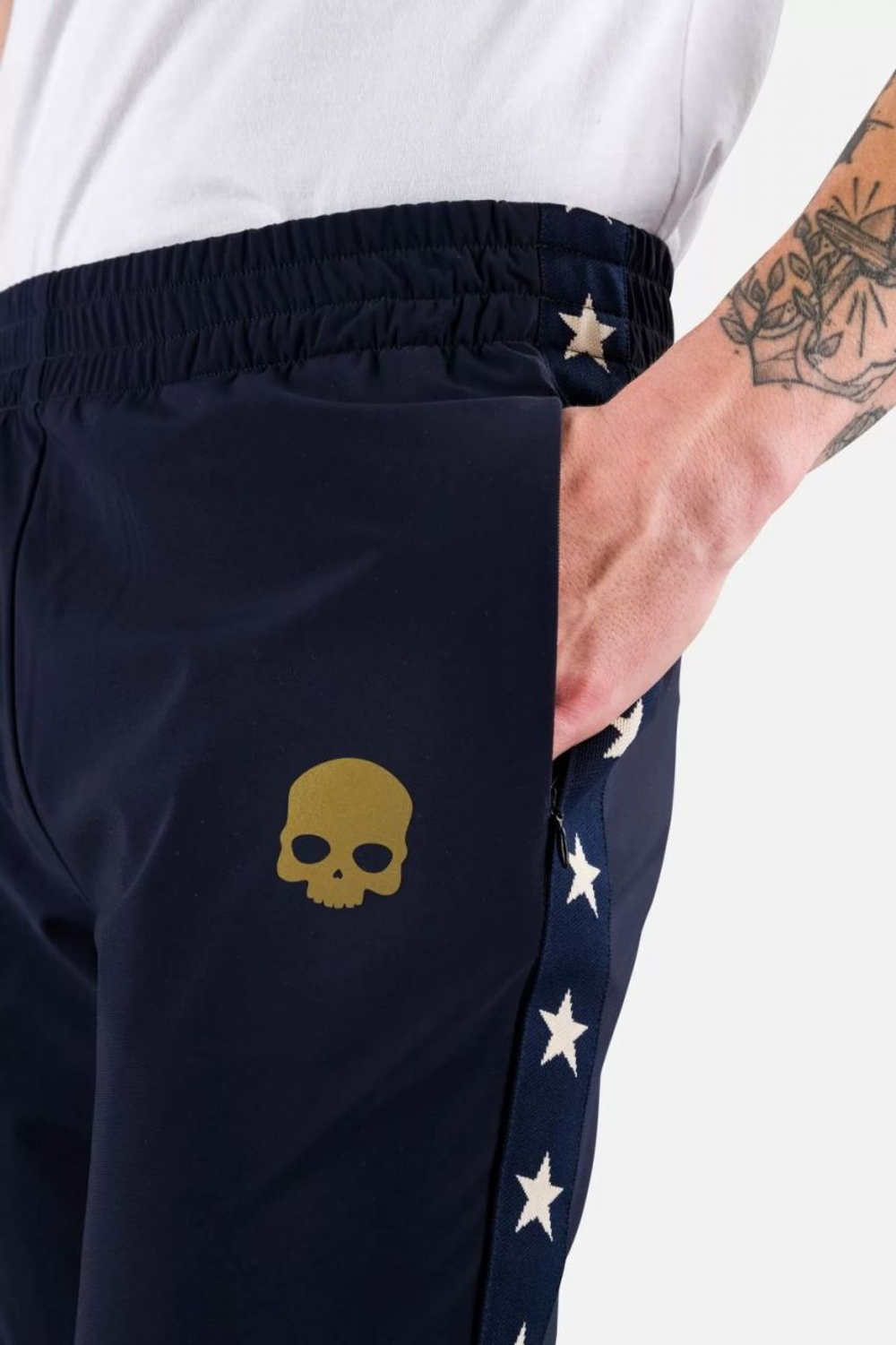 Мужские теннисные штаны Hydrogen Star Tech Pants - небесный