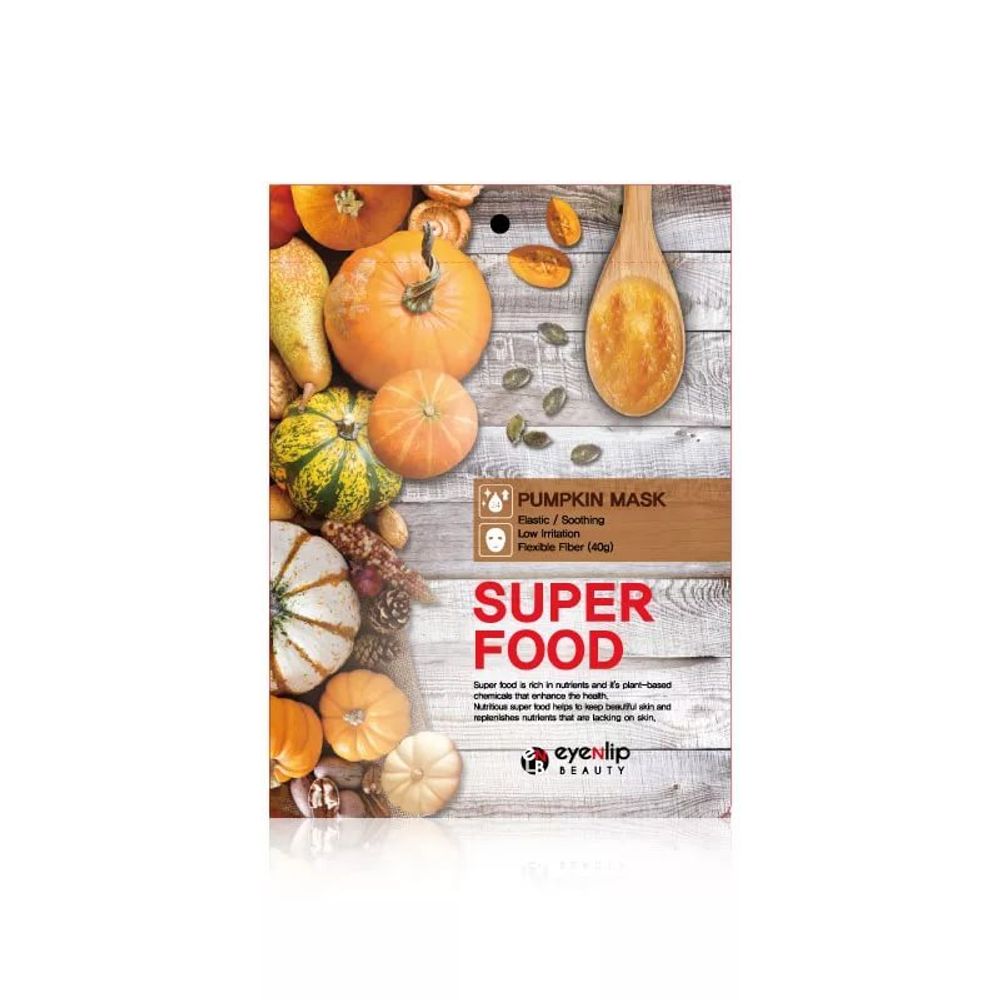 Тканевая маска с экстрактом тыквы EYENLIP Super Food Pumpkin Mask