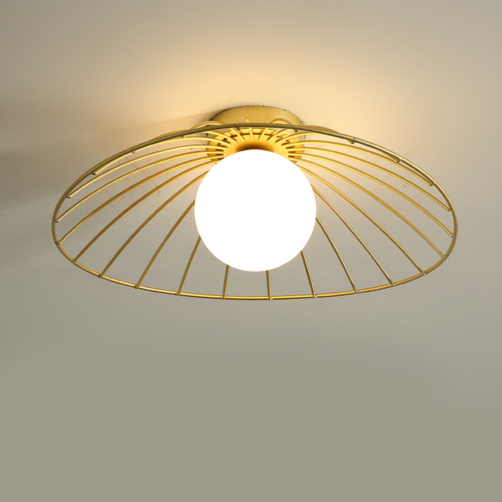 Потолочный дизайнерский светильник   (золотой)Limmer by Light Room