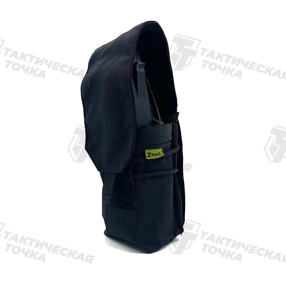 Подсумок АК двойной закрытый черный ZTAC