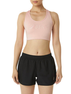 ASICS, CORE LOGO BRA, FROSTED ROSE/FROSTED ROSE,, WOMEN, L