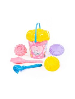 Летний набор для игры в песок. Размер в упаковке 22х21х37см, в сетке (67234-1)