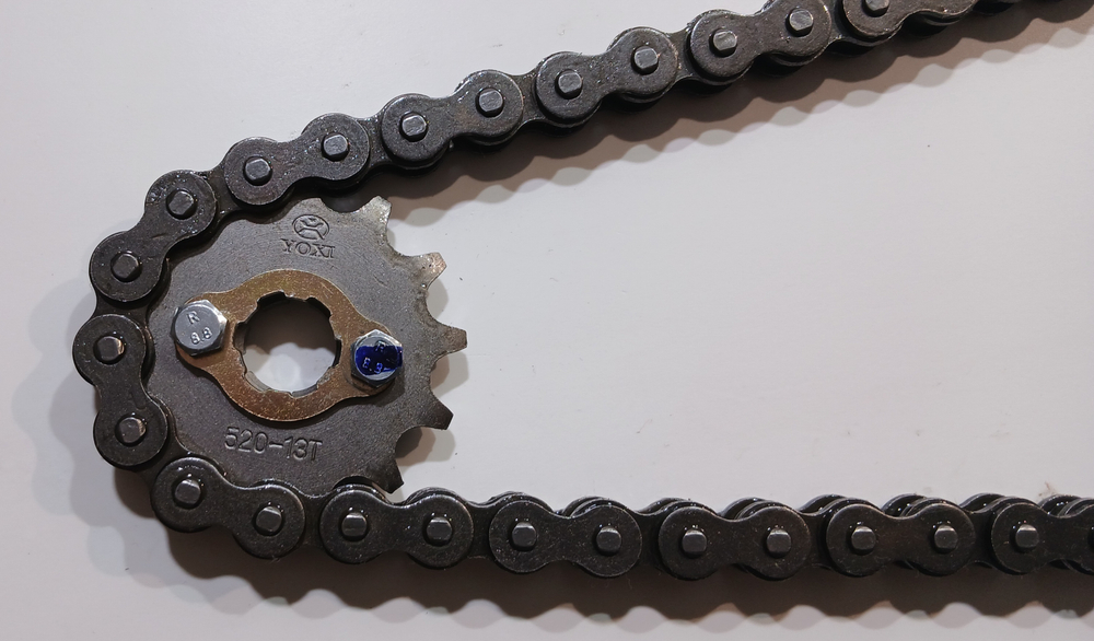 Комплект привода 520 (цепь,звезда ведущая,звезда ведомая) Мотоцикл BSE Z3