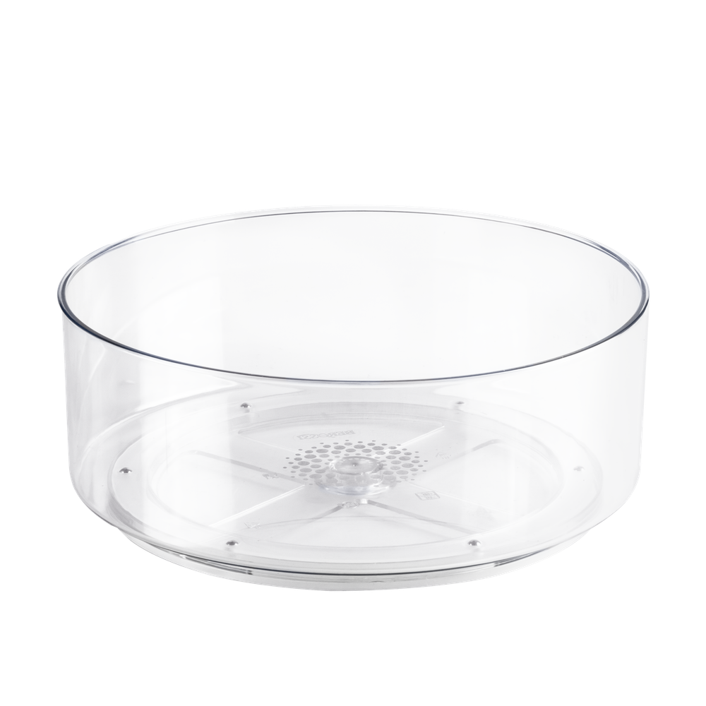 Органайзер круглый Raido, 23х23х9 см, прозрачный