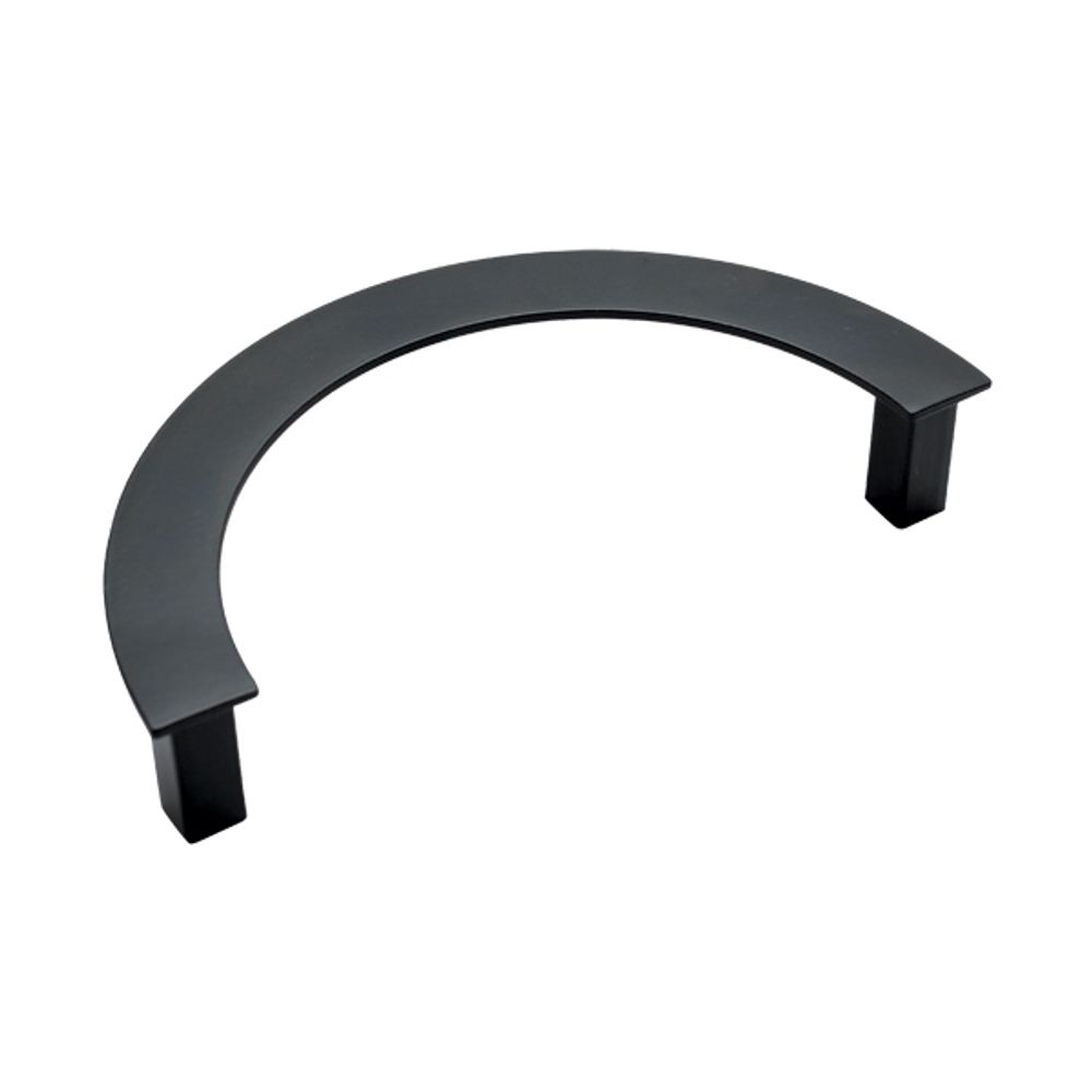 Ручка-скоба 128мм, отделка черный бархат (матовый) купить с доставкой по Казахстану