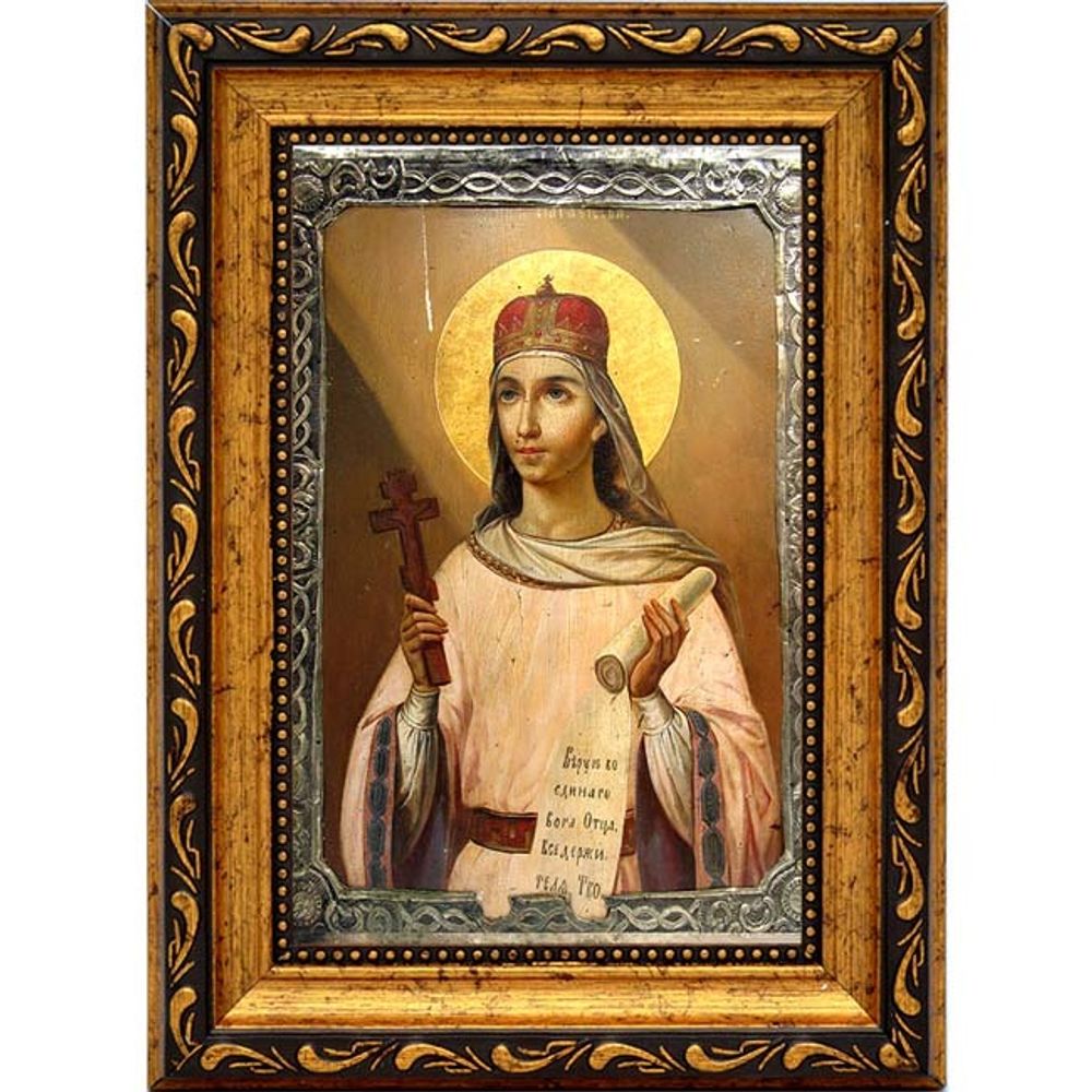 Параскева Пятница Святая мученица. Икона под старину на холсте.