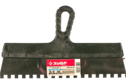 Фасадный зубчатый шпатель 350 мм Зубр МАСТЕР 10078-35-10