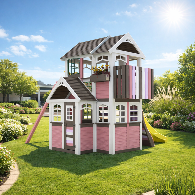 Детская площадка Клубный домик 3 Luxe мод.2