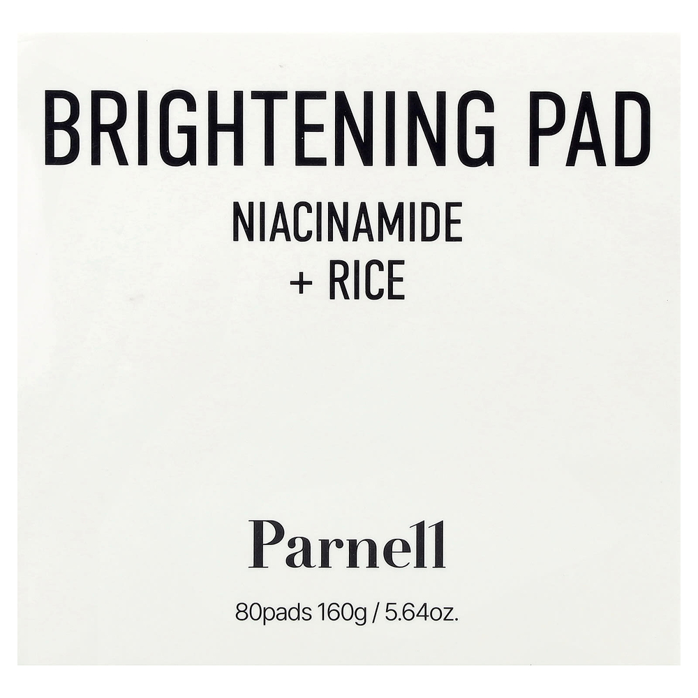 Parnell, никотинамид, рисовые диски для осветления кожи, 80 шт., 160 г (5,64 унции)