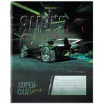 Тетрадь 12 л. BRAUBERG, клетка, обложка картон, "SUPER CAR", 106465, 5шт