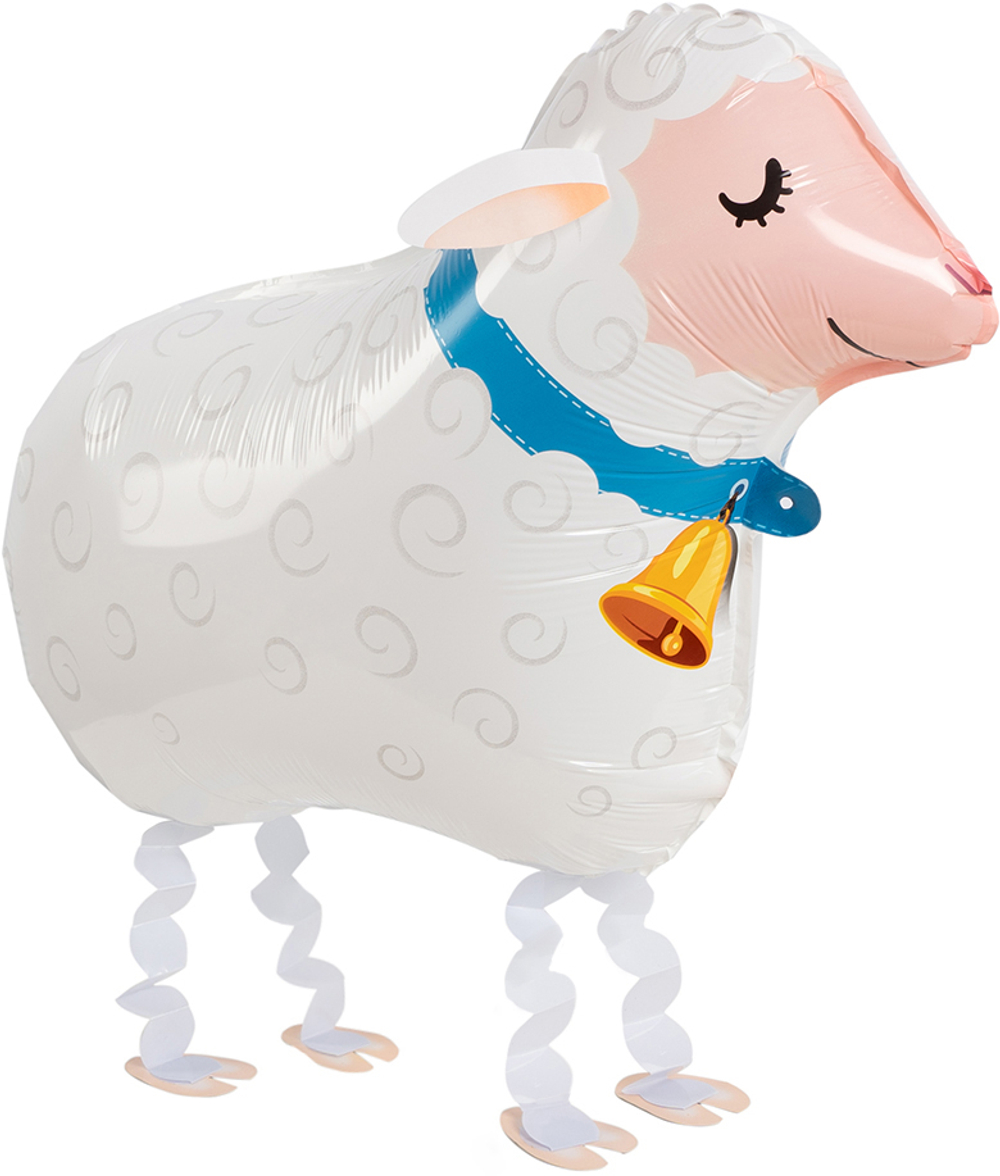 Шар 3D (27''/69 см) Ходячая Фигура, Овечка