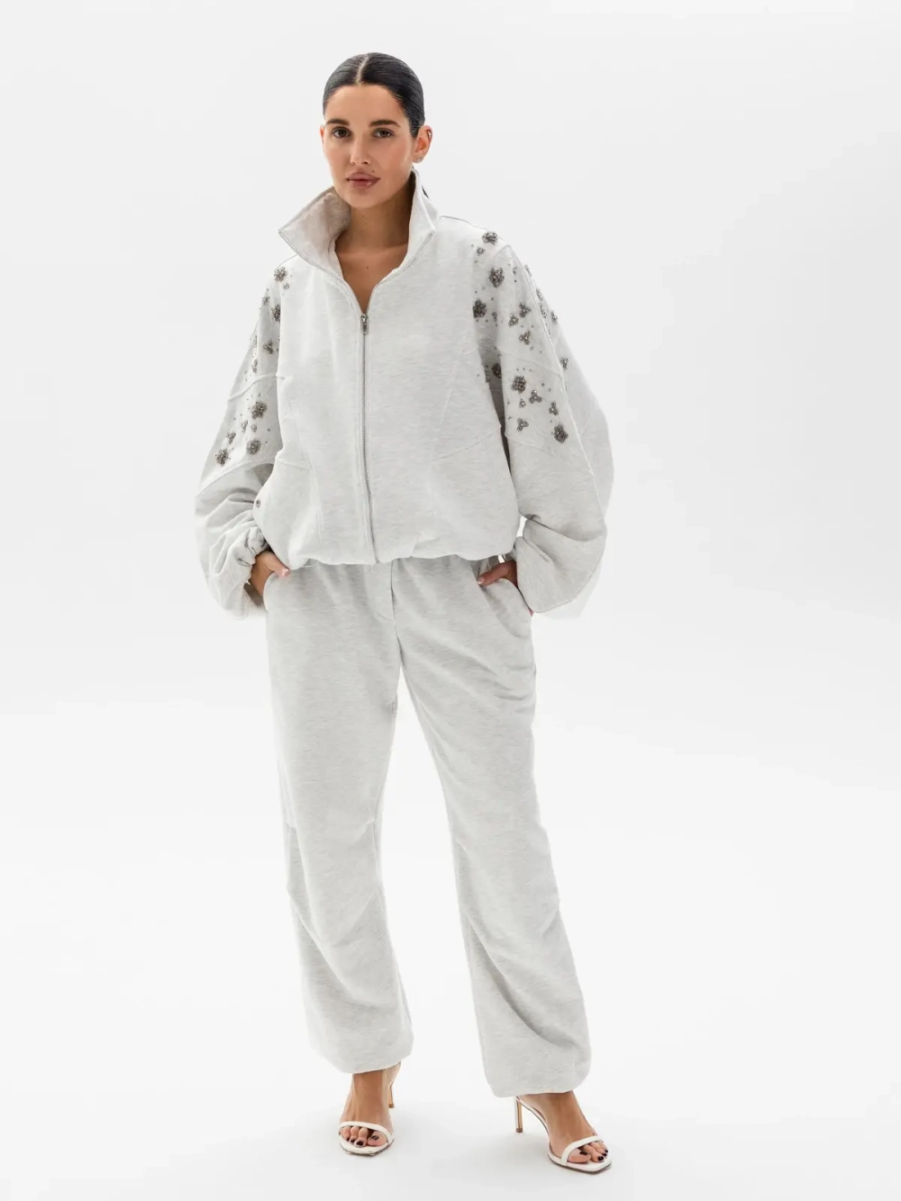 Олимпийка DROPS, меланж