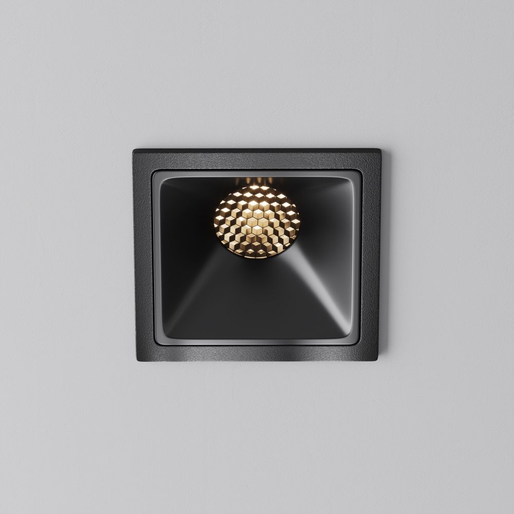 Светильник встраиваемый светодиодный Maytoni   DL043-01-10W3K-SQ-B-1