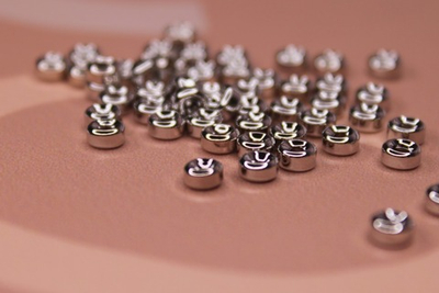 Бусина-спейсер 2 мм отверстие серебро