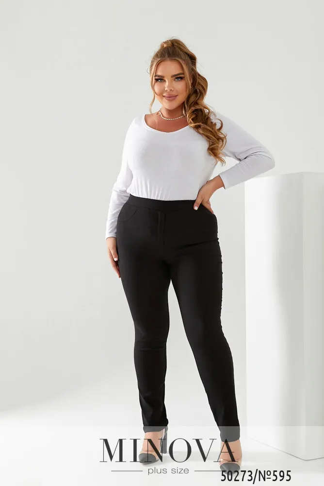 Брюки 595-черный Minova