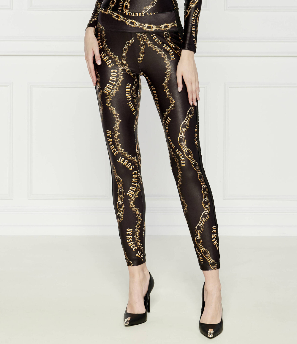 Леггинсы Versace Jeans Couture - черный(77HAC114JS417)