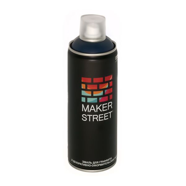 Эмаль для граффити 400 мл, 504 Серо-синий, Makerstreet MS400