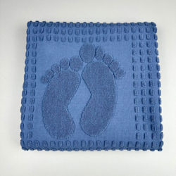 Полотенце для ног Arya 50х70 синее