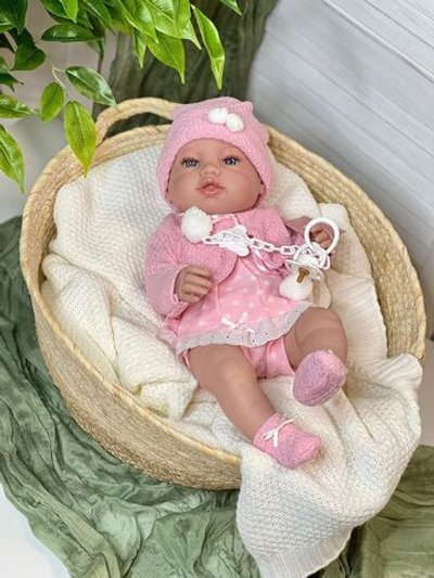 Кукла Berbesa виниловая 42см Recien Nacido (5110K)
