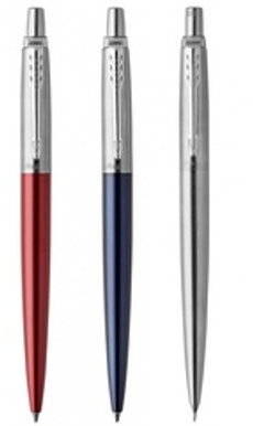 Набор Parker Jotter London Trio: гелевая ручка Red CT + шариковая ручка Blue CT + карандаш Stainless Steel CT
