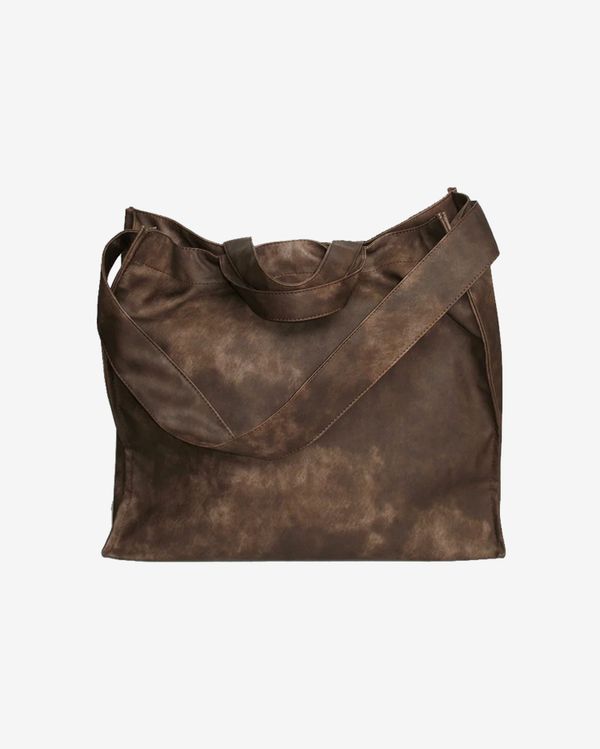 Сумка Тоут Marble коричневая - фото 1