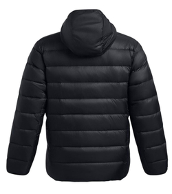 Куртка теннисная Under Armour Legend Down Hooded - black/white
