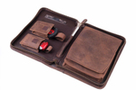 Cумка P&A на 6 сигар, натуральная буйволиная кожа C251-Buffalo