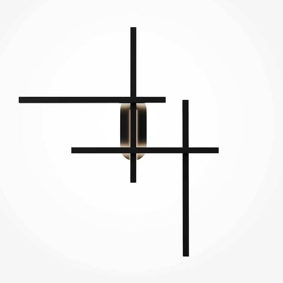 Настенный светодиодный светильник Maytoni Halo MOD248WL-L24BK