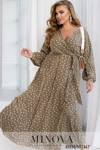 Платье 2467-бежевый Minova