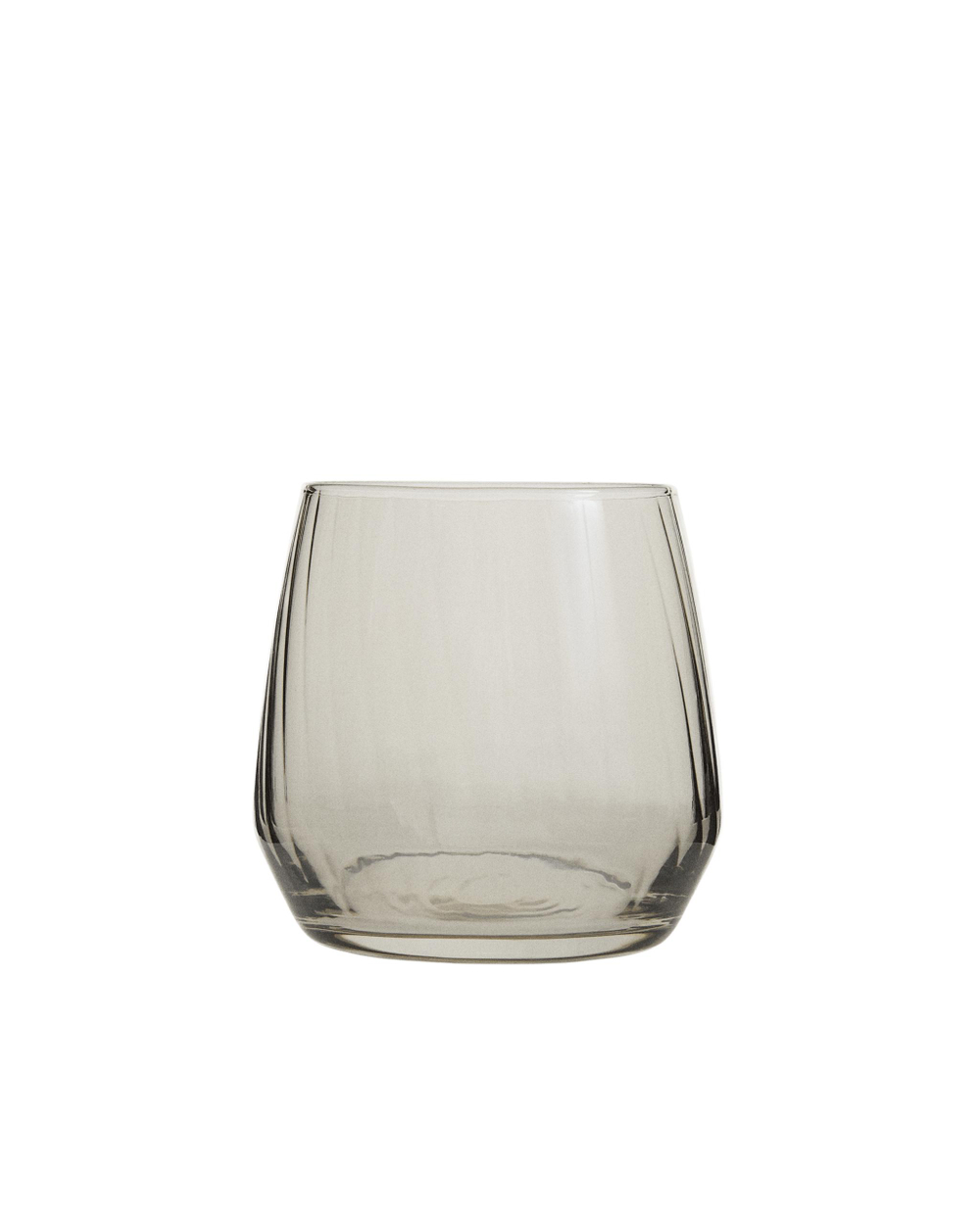 Zara Home стакан из стекла, цвет серый, 9 см