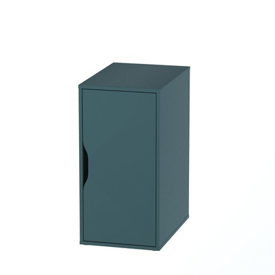 Тумба Ингар ДВ 36x71x53, серо-бирюзовый
